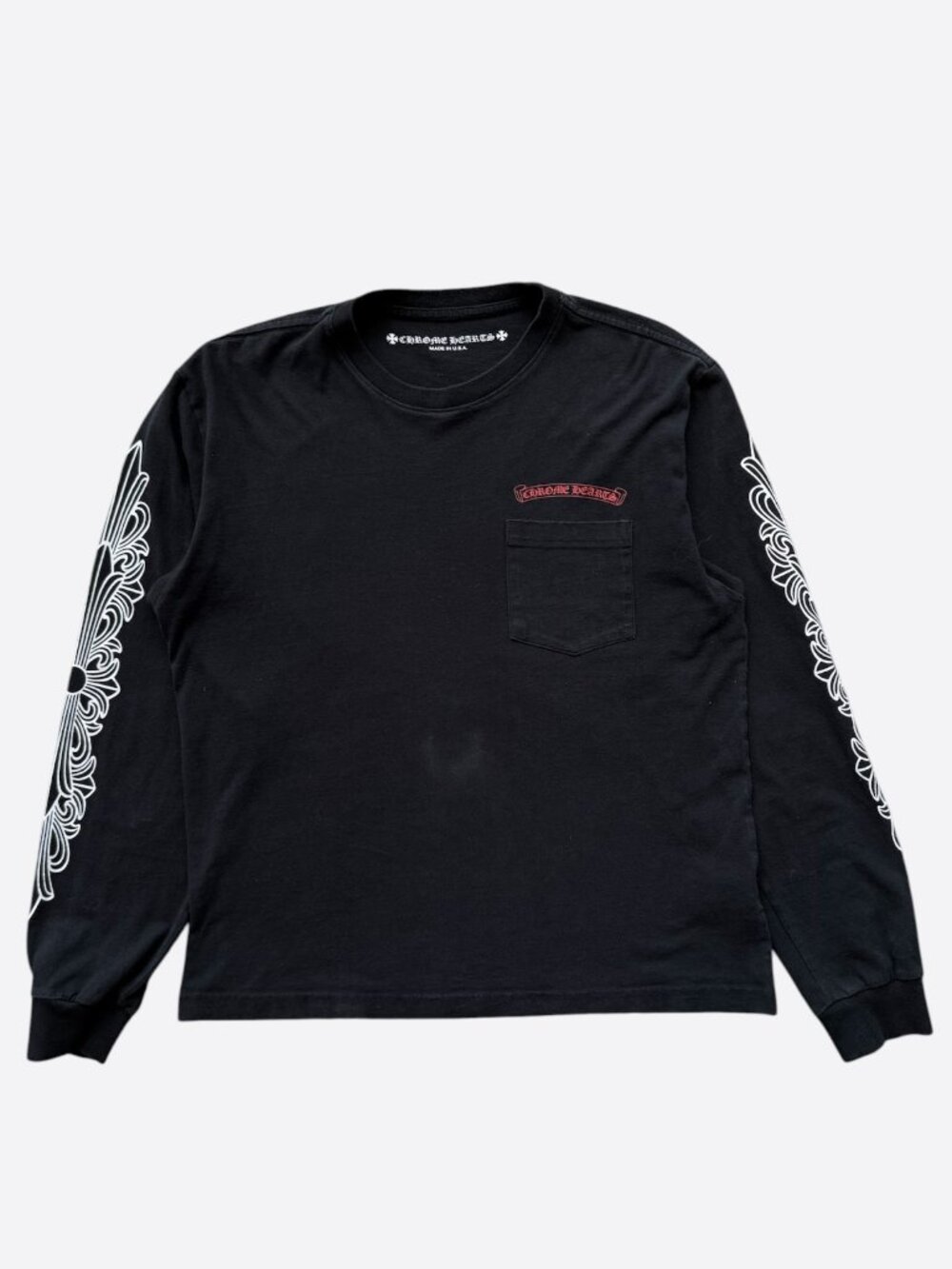 Chrome Hearts Matty Boy Black Chomper Longsleeve T-Shirt